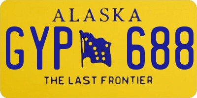 AK license plate GYP688