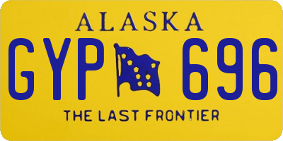 AK license plate GYP696