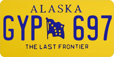 AK license plate GYP697