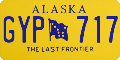 AK license plate GYP717