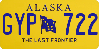 AK license plate GYP722