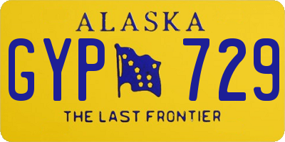 AK license plate GYP729