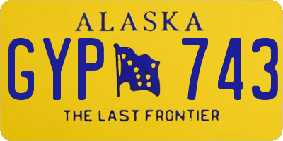 AK license plate GYP743