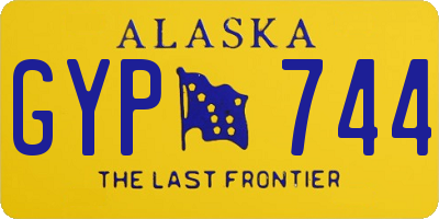 AK license plate GYP744