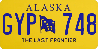 AK license plate GYP748