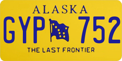 AK license plate GYP752