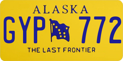 AK license plate GYP772