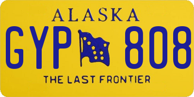 AK license plate GYP808
