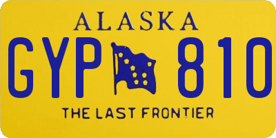 AK license plate GYP810