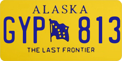 AK license plate GYP813