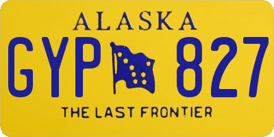 AK license plate GYP827