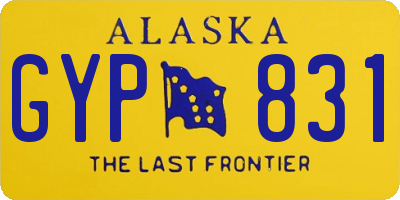 AK license plate GYP831