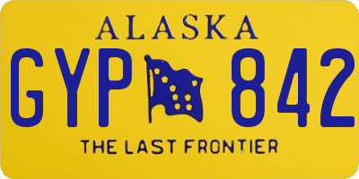 AK license plate GYP842