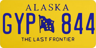 AK license plate GYP844