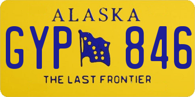 AK license plate GYP846