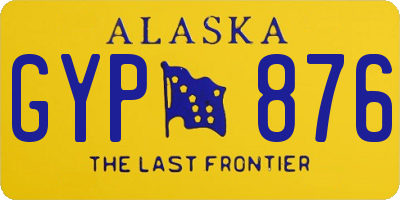 AK license plate GYP876