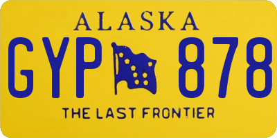 AK license plate GYP878