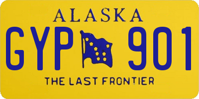 AK license plate GYP901