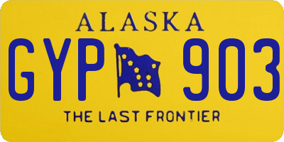AK license plate GYP903