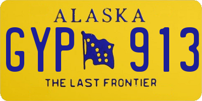 AK license plate GYP913