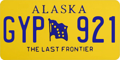 AK license plate GYP921
