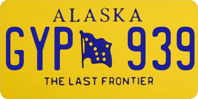 AK license plate GYP939