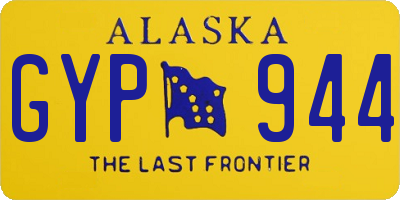 AK license plate GYP944