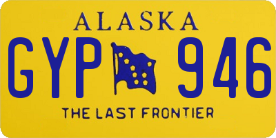 AK license plate GYP946