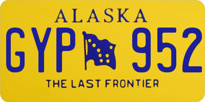 AK license plate GYP952