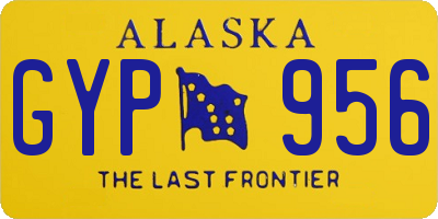 AK license plate GYP956