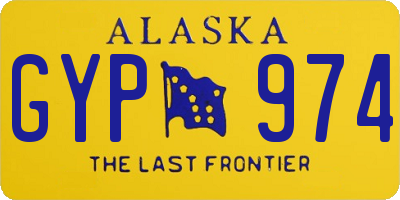AK license plate GYP974