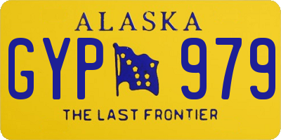 AK license plate GYP979