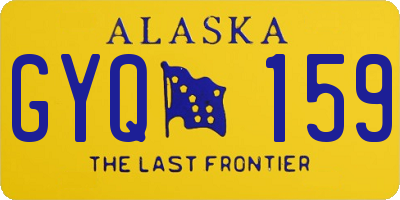 AK license plate GYQ159