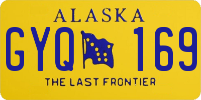 AK license plate GYQ169