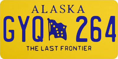 AK license plate GYQ264