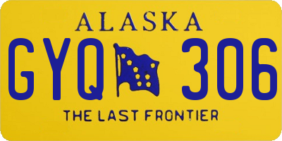 AK license plate GYQ306