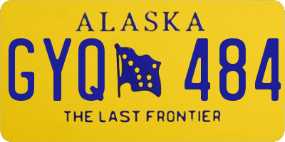 AK license plate GYQ484