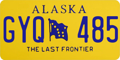 AK license plate GYQ485