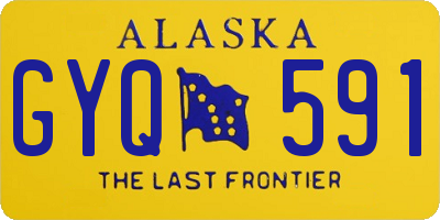 AK license plate GYQ591