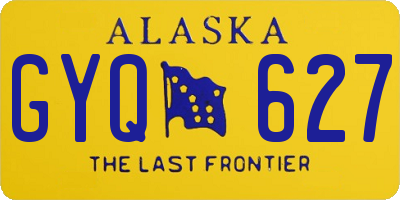 AK license plate GYQ627