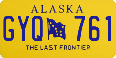 AK license plate GYQ761