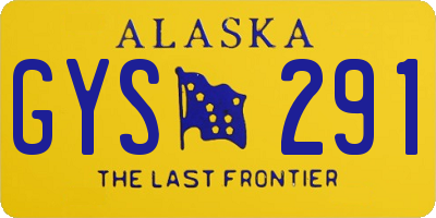 AK license plate GYS291