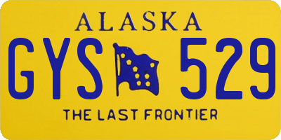 AK license plate GYS529