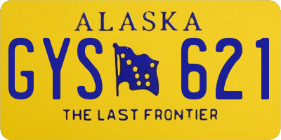 AK license plate GYS621