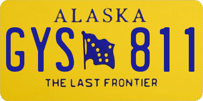 AK license plate GYS811