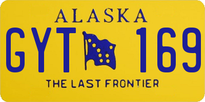 AK license plate GYT169