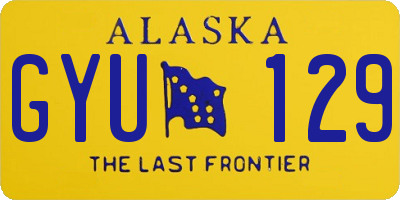 AK license plate GYU129