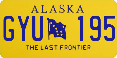 AK license plate GYU195