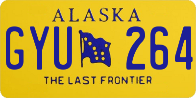 AK license plate GYU264