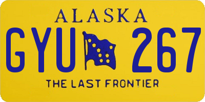 AK license plate GYU267